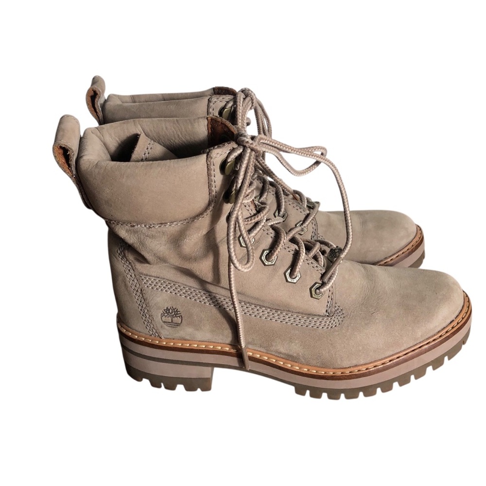 Timberland Courmayeur Valley 6 inch Taupe boots Sz 6.5